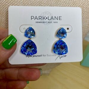 Park Lane Vibrant Blue Drop Earrings